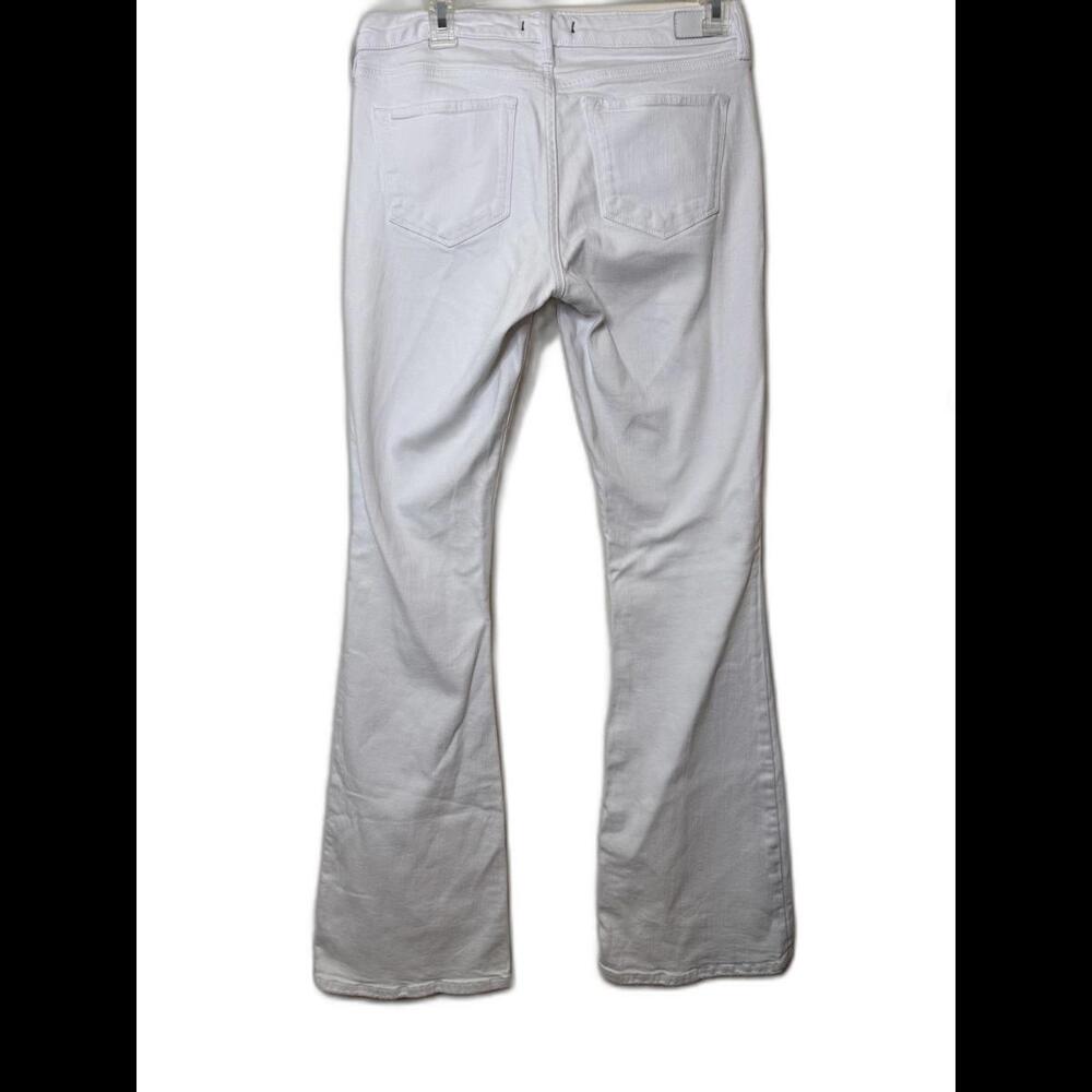 Dear John White Flare Jeans - Women's Wide Leg Distressed - Picture 5 of 5